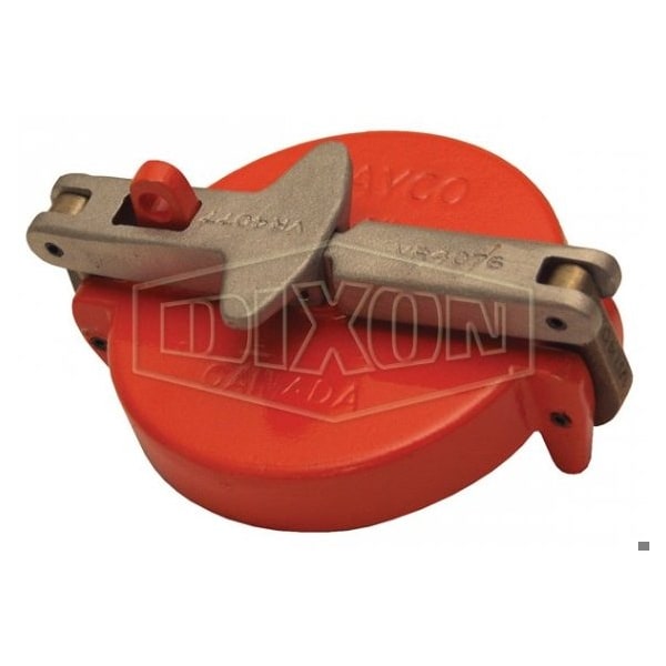 Vapor Tank Truck Cap, 4 in Nominal, Aluminum, Domestic